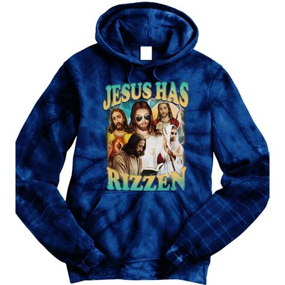 Jesus Has Rizzen Tie Dye Hoodie