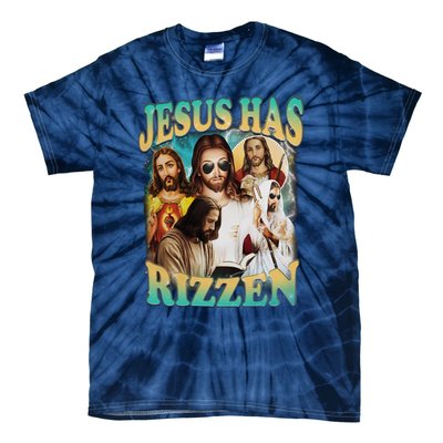 Jesus Has Rizzen Tie-Dye T-Shirt