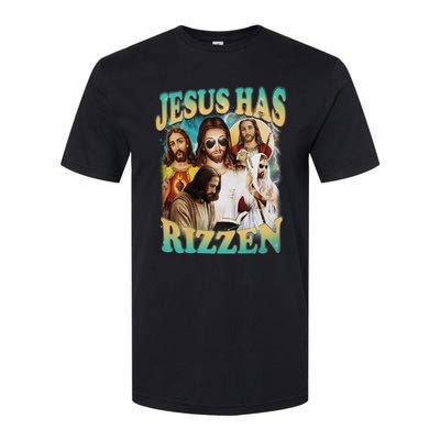 Jesus Has Rizzen Softstyle CVC T-Shirt