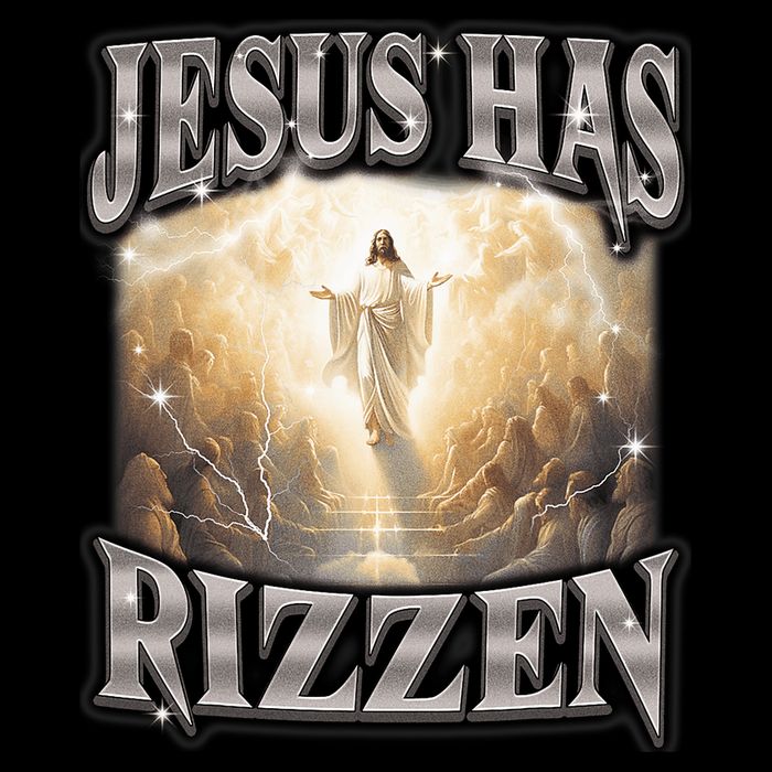 Jesus Has Rizzen Vintage Christian Design Jesus Flatbill Hat