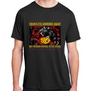 Japanese Horror Rat Retro Countless Horrors Await Adult ChromaSoft Performance T-Shirt