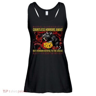 Japanese Horror Rat Retro Countless Horrors Await Ladies Essential Flowy Tank