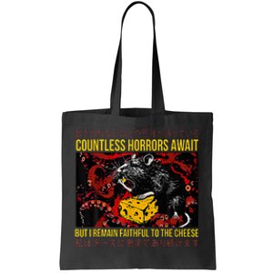 Japanese Horror Rat Retro Countless Horrors Await Tote Bag