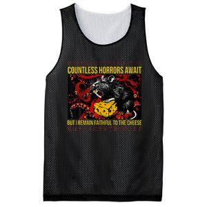 Japanese Horror Rat Retro Countless Horrors Await Mesh Reversible Basketball Jersey Tank