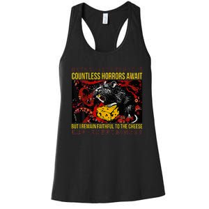 Japanese Horror Rat Retro Countless Horrors Await Women's Racerback Tank