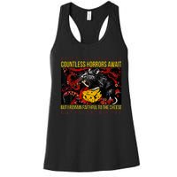 Japanese Horror Rat Retro Countless Horrors Await Women's Racerback Tank