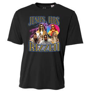 Jesus Has Rizzen Christian Faith Cooling Performance Crew T-Shirt