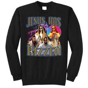 Jesus Has Rizzen Christian Faith Sweatshirt