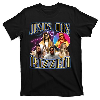 Jesus Has Rizzen Christian Faith T-Shirt