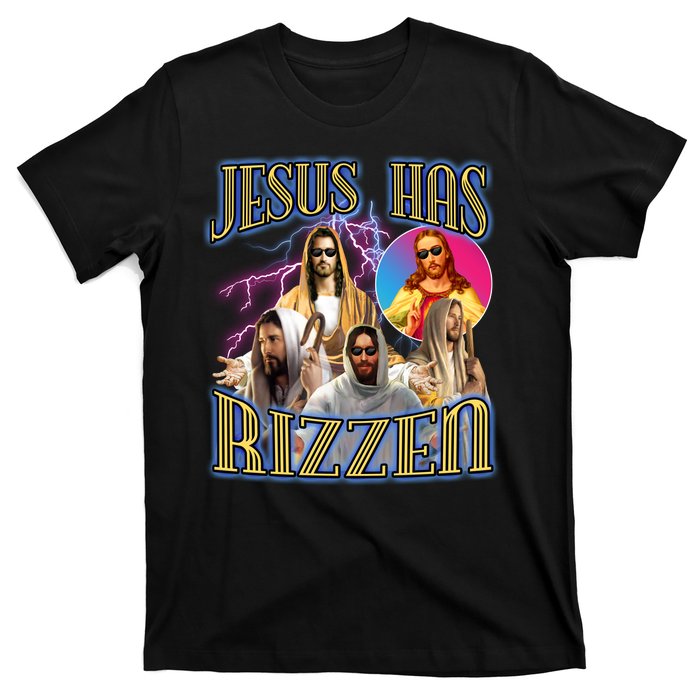 Jesus Has Rizzen Christian Faith T-Shirt