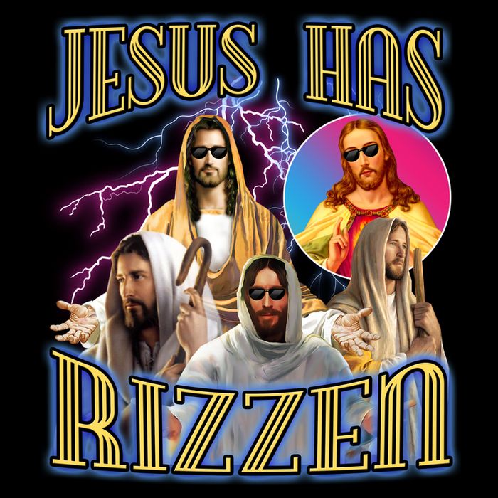 Jesus Has Rizzen Christian Faith T-Shirt