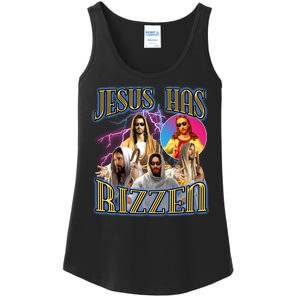 Jesus Has Rizzen Christian Faith Ladies Essential Tank