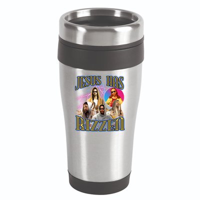 Jesus Has Rizzen Christian Faith 16oz Travel Tumbler