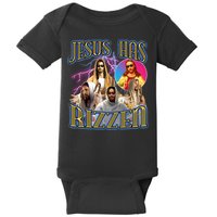 Jesus Has Rizzen Christian Faith Baby Bodysuit