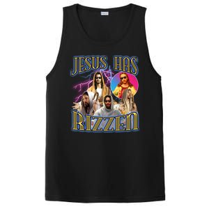 Jesus Has Rizzen Christian Faith PosiCharge Competitor Tank