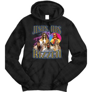 Jesus Has Rizzen Christian Faith Tie Dye Hoodie