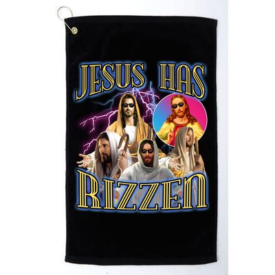 Jesus Has Rizzen Christian Faith Golf Towel