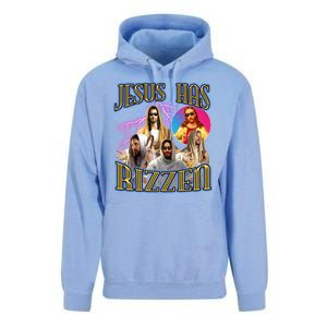 Jesus Has Rizzen Christian Faith Unisex Surf Hoodie