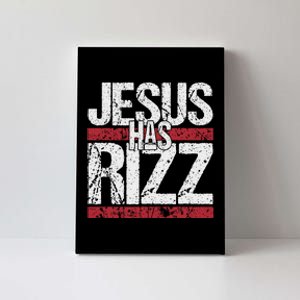 Jesus Has Rizz Simple Christian Faith Believer God Quote Canvas