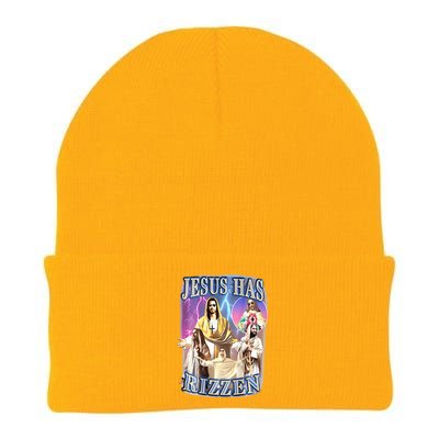 jesus has rizzen  Knit Cap Winter Beanie