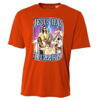 jesus has rizzen  Cooling Performance Crew T-Shirt