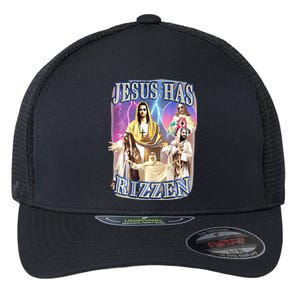 jesus has rizzen  Flexfit Unipanel Trucker Cap