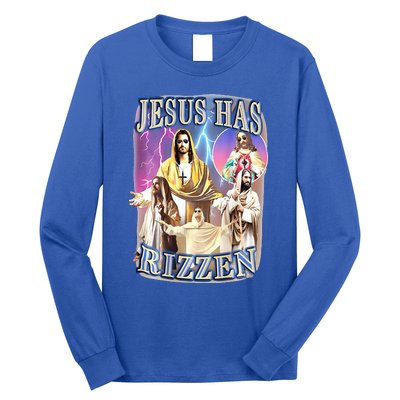 jesus has rizzen  Long Sleeve Shirt