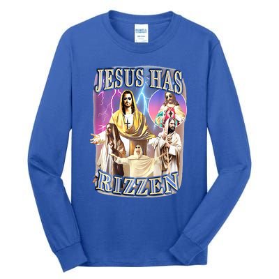 jesus has rizzen  Tall Long Sleeve T-Shirt