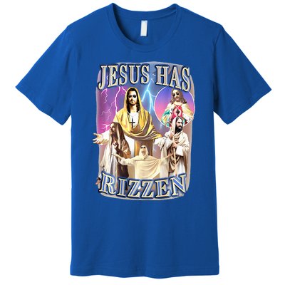 jesus has rizzen  Premium T-Shirt