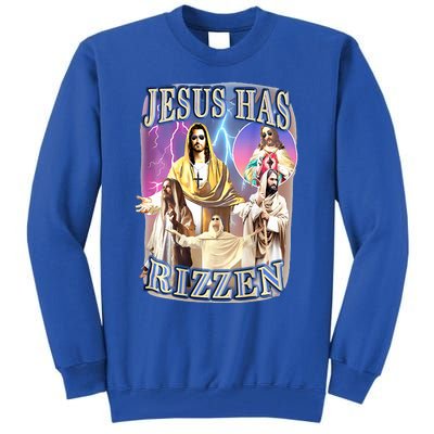 jesus has rizzen  Tall Sweatshirt