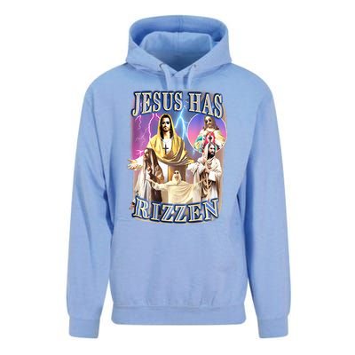 jesus has rizzen  Unisex Surf Hoodie