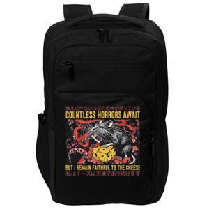 Japanese Horror Rat Retro Countless Horrors Await Impact Tech Backpack