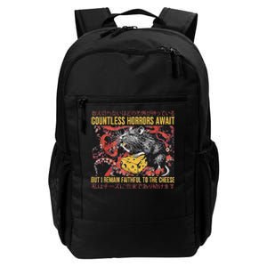 Japanese Horror Rat Retro Countless Horrors Await Daily Commute Backpack