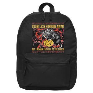 Japanese Horror Rat Retro Countless Horrors Await 16 in Basic Backpack