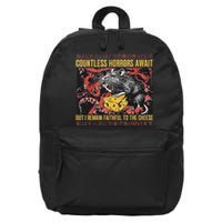 Japanese Horror Rat Retro Countless Horrors Await 16 in Basic Backpack