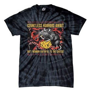 Japanese Horror Rat Retro Countless Horrors Await Tie-Dye T-Shirt