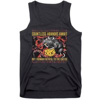 Japanese Horror Rat Retro Countless Horrors Await Tank Top