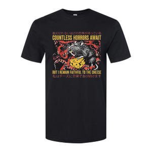 Japanese Horror Rat Retro Countless Horrors Await Softstyle CVC T-Shirt