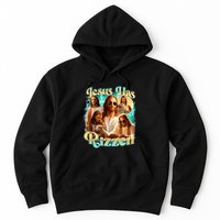 Jesus Has Rizzen He Is Rizzin Retro Christian Religious Hoodie