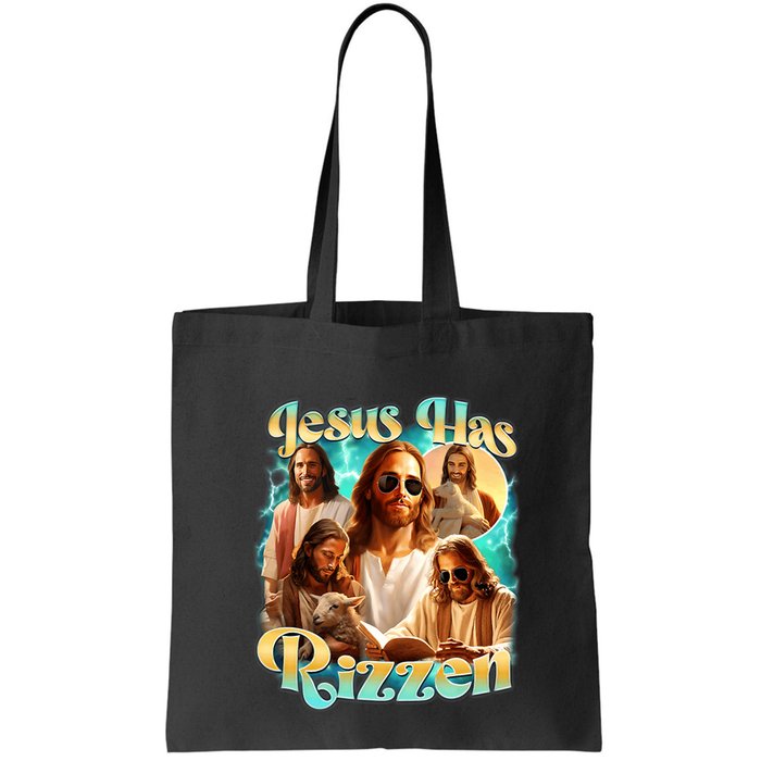 Jesus Has Rizzen He Is Rizzin Retro Christian Religious Bag