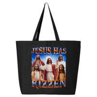Jesus Has Rizzen He Is Rizzen 25L Jumbo Tote