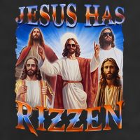 Jesus Has Rizzen He Is Rizzen 25L Jumbo Tote