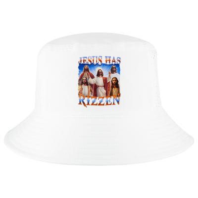 Jesus Has Rizzen He Is Rizzen Cool Comfort Performance Bucket Hat