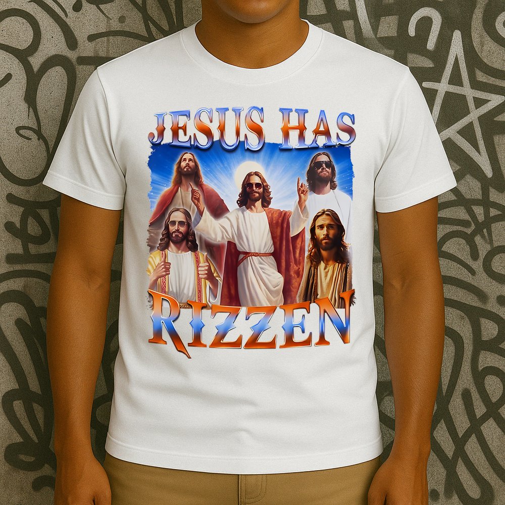 Jesus Has Rizzen He Is Rizzen T-Shirt