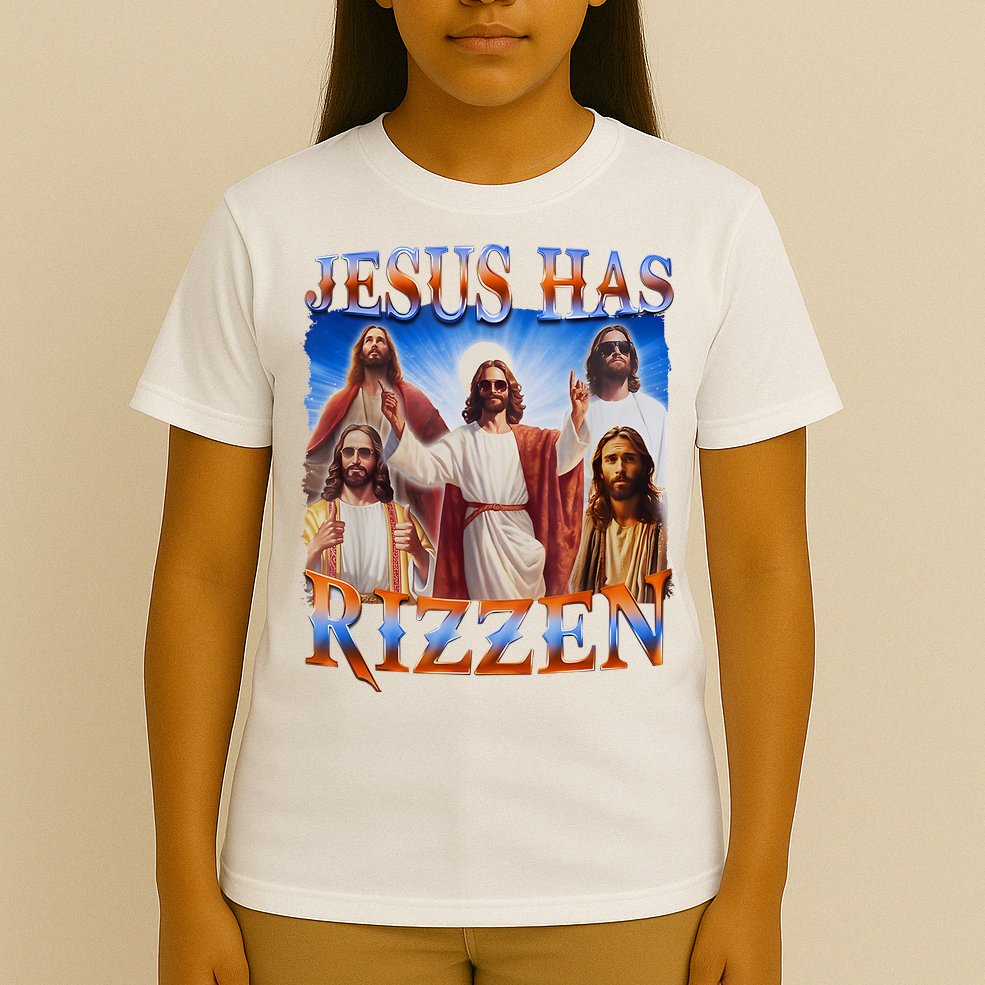 Jesus Has Rizzen He Is Rizzen T-Shirt