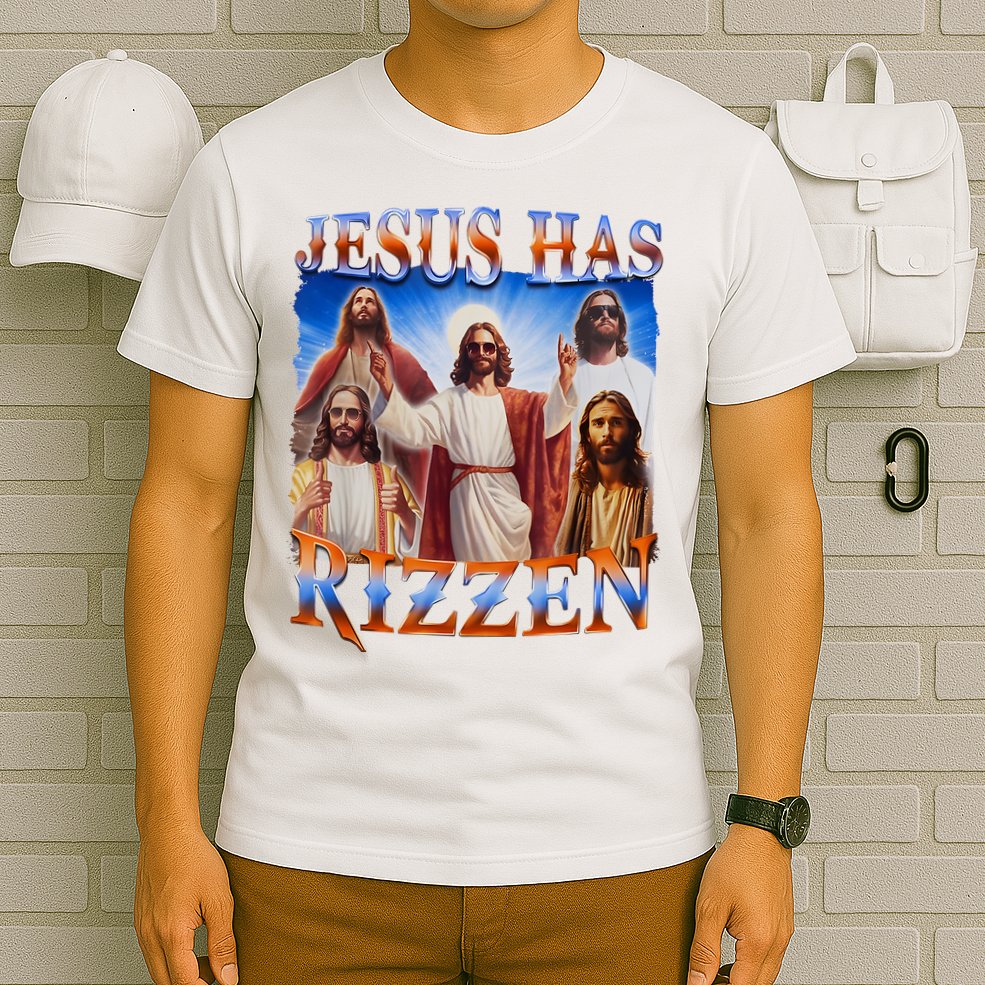 Jesus Has Rizzen He Is Rizzen T-Shirt