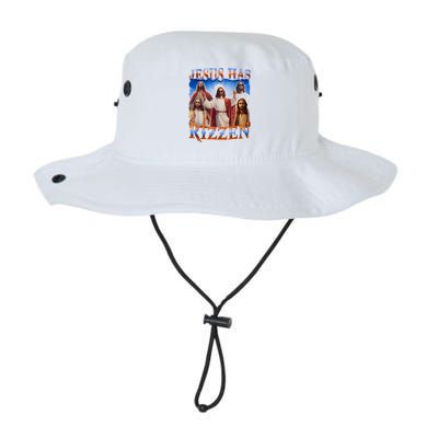 Jesus Has Rizzen He Is Rizzen Bucket Hat