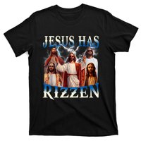 Jesus Has Rizzen Vintage Christian Design Jesus T-Shirt