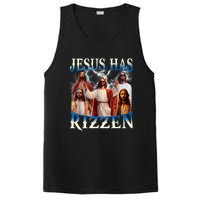 Jesus Has Rizzen Vintage Christian Design Jesus PosiCharge Competitor Tank