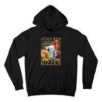 Jesus Has Rizzen Jesus Cool Funny Hoodie